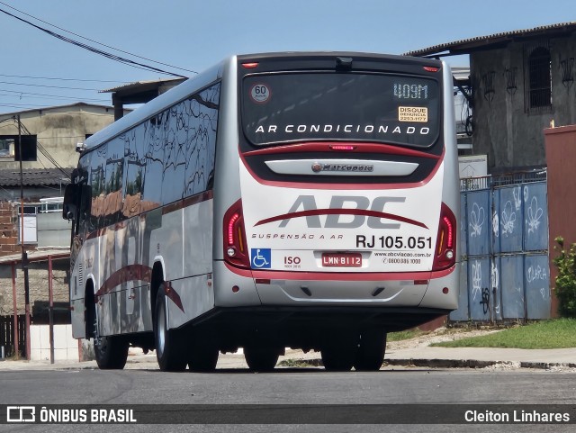 Auto Viação ABC RJ 105.051 na cidade de São Gonçalo, Rio de Janeiro, Brasil, por Cleiton Linhares. Número da foto: #12865713.