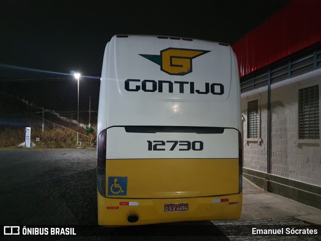 Empresa Gontijo de Transportes 12730 na cidade de João Monlevade, Minas Gerais, Brasil, por Emanuel Sócrates. Número da foto: #12865935.