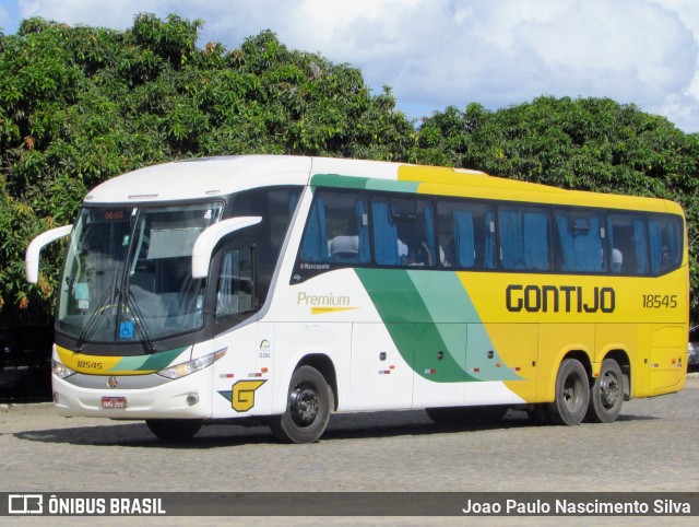 Empresa Gontijo de Transportes 18545 na cidade de Vitória da Conquista, Bahia, Brasil, por Joao Paulo Nascimento Silva. Número da foto: #12865294.