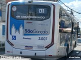 Auto Ônibus Alcântara 3.007 na cidade de São Gonçalo, Rio de Janeiro, Brasil, por Victor Santos. Número da foto: #:id.