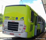 Itajaí Transportes Coletivos 2059 na cidade de Campinas, São Paulo, Brasil, por Tony Maykon Santos. Número da foto: #:id.