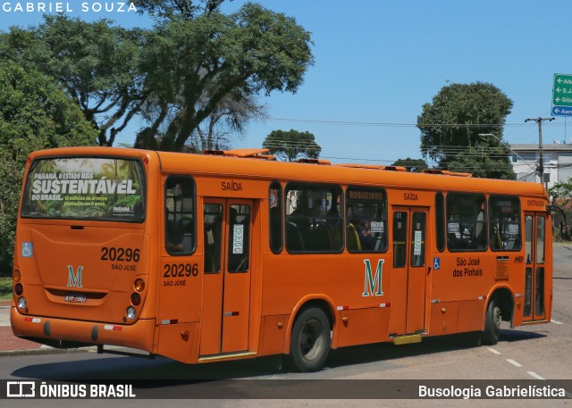 Auto Viação São José dos Pinhais 20296 na cidade de Curitiba, Paraná, Brasil, por Busologia Gabrielística. Número da foto: #12868433.