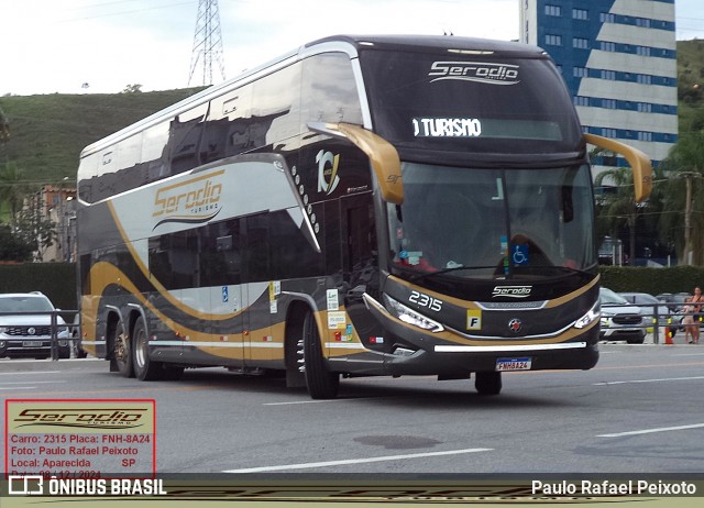 Serodio Turismo 2315 na cidade de Aparecida, São Paulo, Brasil, por Paulo Rafael Peixoto. Número da foto: #12868126.