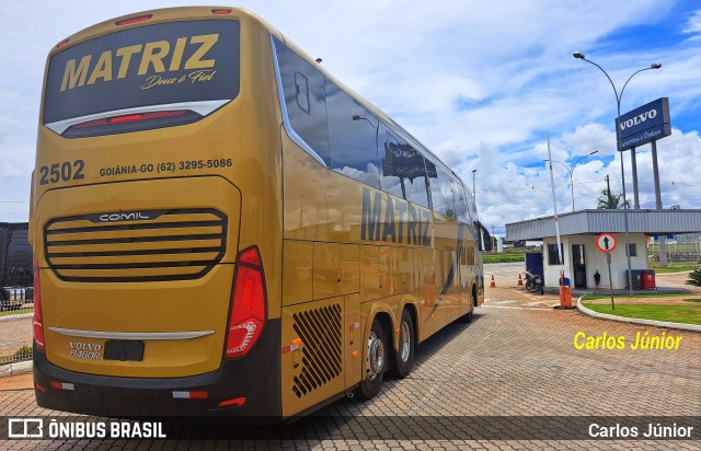 Matriz Transportes 2502 na cidade de Aparecida de Goiânia, Goiás, Brasil, por Carlos Júnior. Número da foto: #12866470.