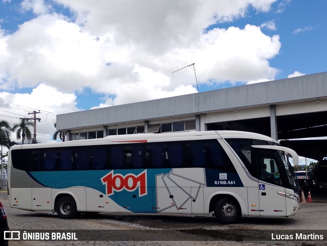 Auto Viação 1001 RJ 108.461 na cidade de Campos dos Goytacazes, Rio de Janeiro, Brasil, por Lucas Martins. Número da foto: #12868498.