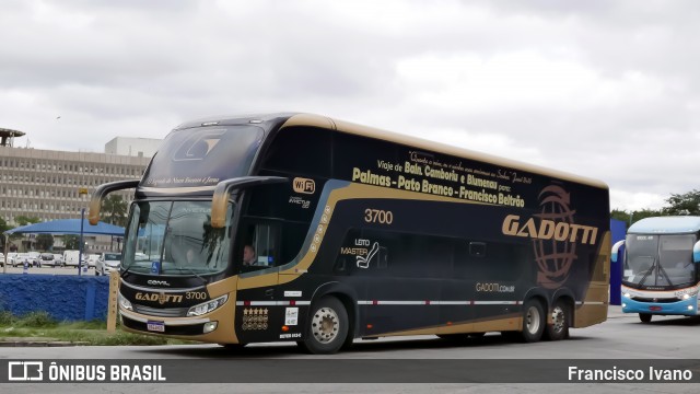 Auto Viação Gadotti 3700 na cidade de São Paulo, São Paulo, Brasil, por Francisco Ivano. Número da foto: #12867075.