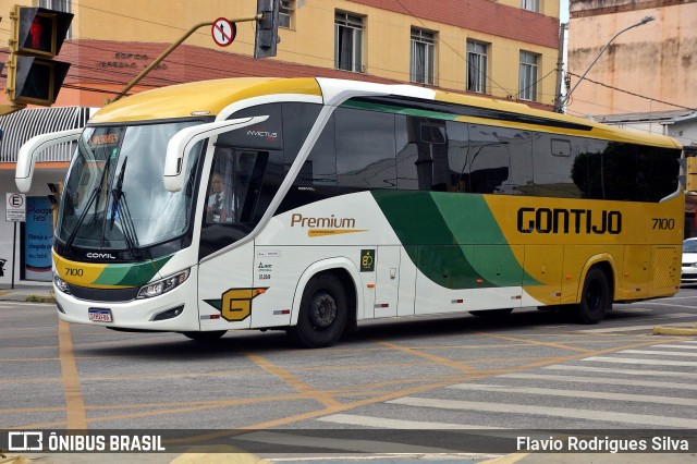 Empresa Gontijo de Transportes 7100 na cidade de Governador Valadares, Minas Gerais, Brasil, por Flavio Rodrigues Silva. Número da foto: #12866991.