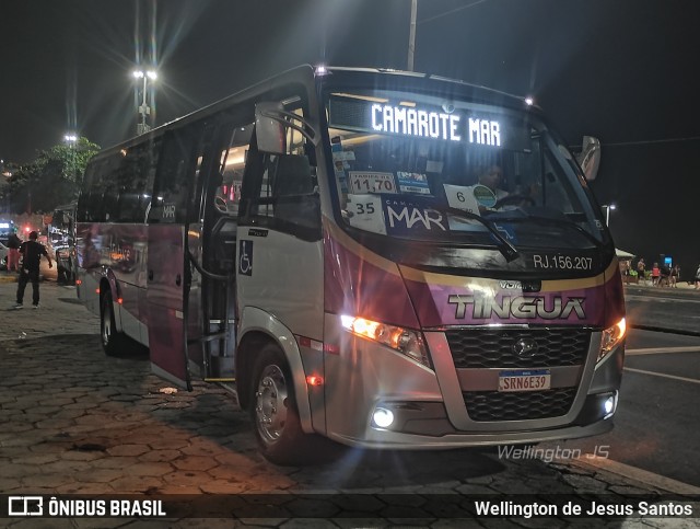 Transportadora Tinguá RJ 156.207 na cidade de Rio de Janeiro, Rio de Janeiro, Brasil, por Wellington de Jesus Santos. Número da foto: #12866170.