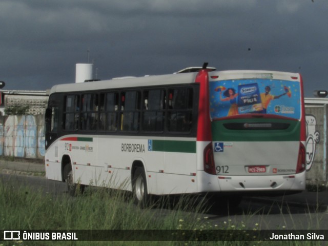 Borborema Imperial Transportes 912 na cidade de Jaboatão dos Guararapes, Pernambuco, Brasil, por Jonathan Silva. Número da foto: #12866297.