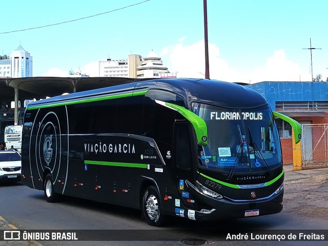 Viação Garcia 82279 na cidade de Porto Alegre, Rio Grande do Sul, Brasil, por André Lourenço de Freitas. Número da foto: #12866777.