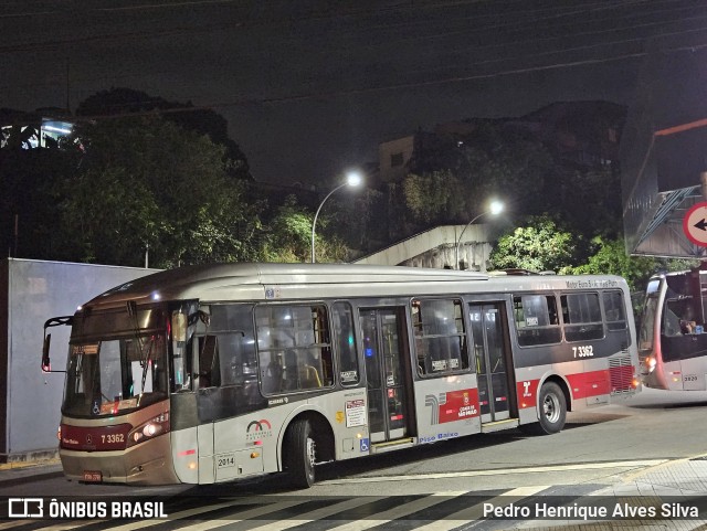 Viação Metrópole Paulista - Zona Sul 7 3362 na cidade de São Paulo, São Paulo, Brasil, por Pedro Henrique Alves Silva. Número da foto: #12867123.