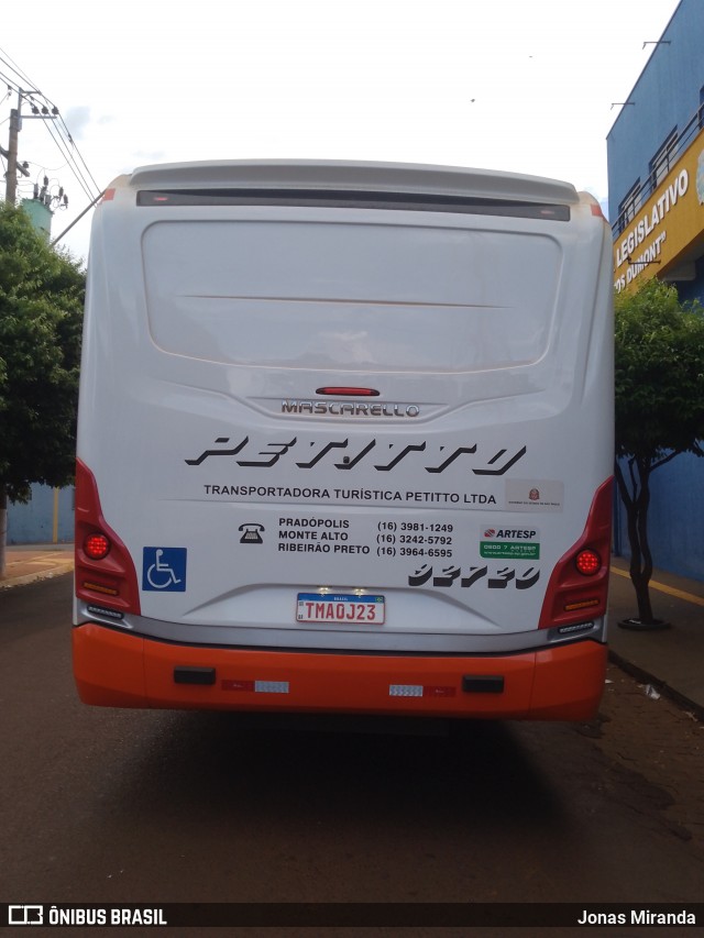 Transportadora Turística Petitto 92720 na cidade de Dumont, São Paulo, Brasil, por Jonas Miranda. Número da foto: #12866608.