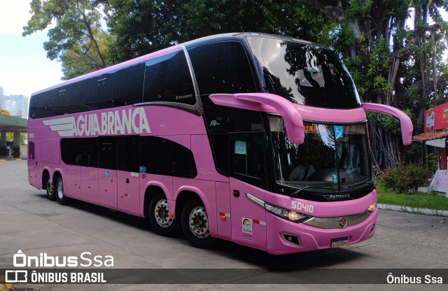 Viação Águia Branca 50410 na cidade de Salvador, Bahia, Brasil, por Ônibus Ssa. Número da foto: #12866656.