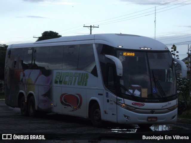 Eucatur - Empresa União Cascavel de Transportes e Turismo 5301 na cidade de Vilhena, Rondônia, Brasil, por Busologia Em Vilhena. Número da foto: #12866540.
