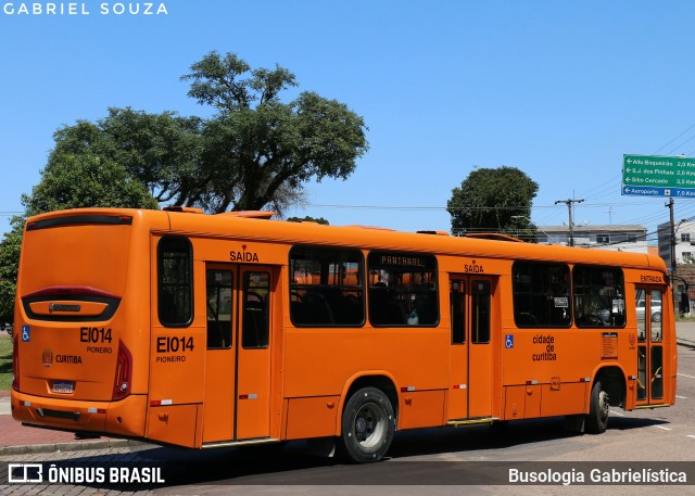 Auto Viação São José dos Pinhais EI014 na cidade de Curitiba, Paraná, Brasil, por Busologia Gabrielística. Número da foto: #12868474.