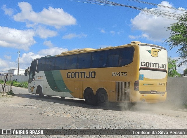 Empresa Gontijo de Transportes 14475 na cidade de Caruaru, Pernambuco, Brasil, por Lenilson da Silva Pessoa. Número da foto: #12867565.