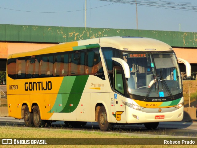 Empresa Gontijo de Transportes 18780 na cidade de São José dos Campos, São Paulo, Brasil, por Robson Prado. Número da foto: #12868673.