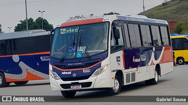Viação Ideal B28555 na cidade de Duque de Caxias, Rio de Janeiro, Brasil, por Gabriel Sousa. Número da foto: #12870136.