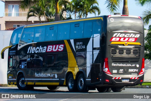 Flecha Bus 58014 na cidade de Balneário Camboriú, Santa Catarina, Brasil, por Diego Lip. Número da foto: #12869494.
