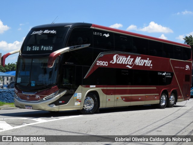 Santa Maria Fretamento e Turismo > Transportes Santa Maria(SP) 2900 na cidade de São Paulo, São Paulo, Brasil, por Gabriel Oliveira Caldas da Nobrega. Número da foto: #12869890.