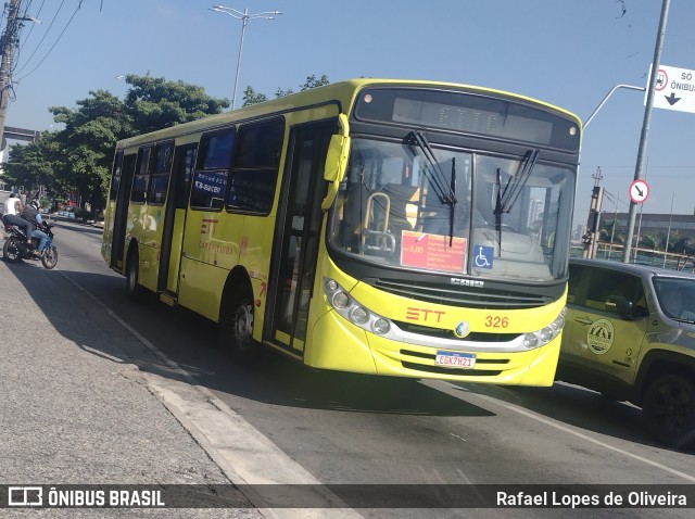 Empresa de Transportes e Turismo Carapicuiba 326 na cidade de Carapicuíba, São Paulo, Brasil, por Rafael Lopes de Oliveira. Número da foto: #12870866.