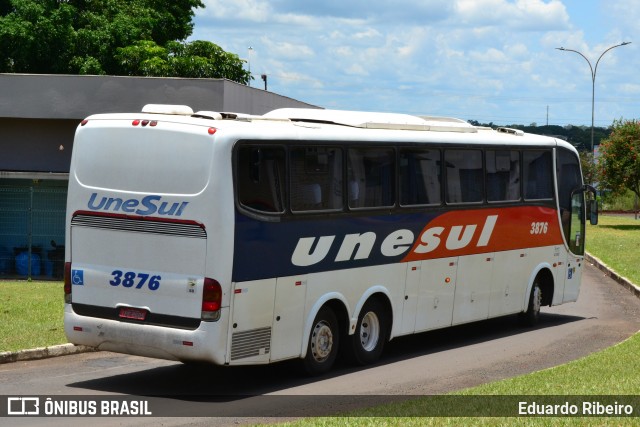 Unesul de Transportes 3876 na cidade de Foz do Iguaçu, Paraná, Brasil, por Eduardo Ribeiro. Número da foto: #12869334.