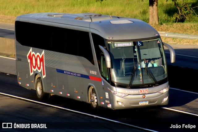 Auto Viação 1001 RJ 108.152 na cidade de Canas, São Paulo, Brasil, por João Felipe. Número da foto: #12870118.