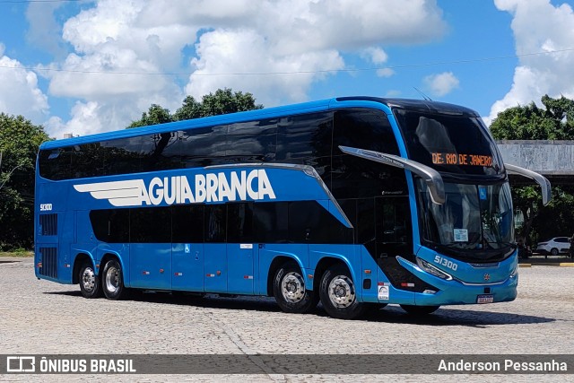 Viação Águia Branca 51300 na cidade de Campos dos Goytacazes, Rio de Janeiro, Brasil, por Anderson Pessanha. Número da foto: #12869042.