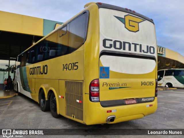 Empresa Gontijo de Transportes 14015 na cidade de Perdões, Minas Gerais, Brasil, por Leonardo Nunes. Número da foto: #12870031.