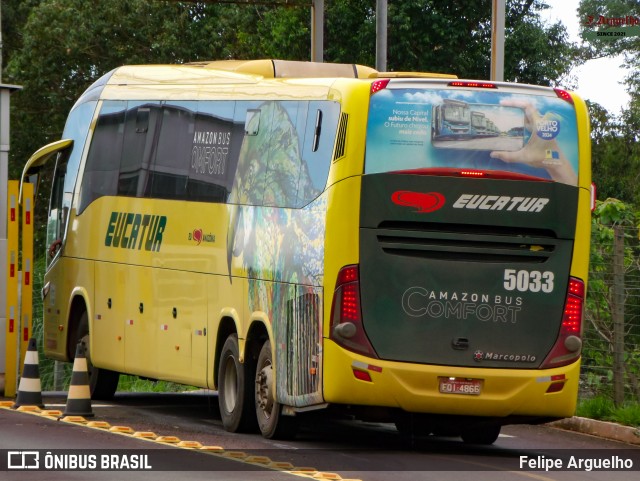 Eucatur - Empresa União Cascavel de Transportes e Turismo 5033 na cidade de Campo Grande, Mato Grosso do Sul, Brasil, por Felipe Arguelho. Número da foto: #12870643.
