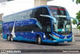 Marlim Azul Turismo 8002 na cidade de Rio de Janeiro, Rio de Janeiro, Brasil, por Tadeu Vasconcelos. Número da foto: #12869347.