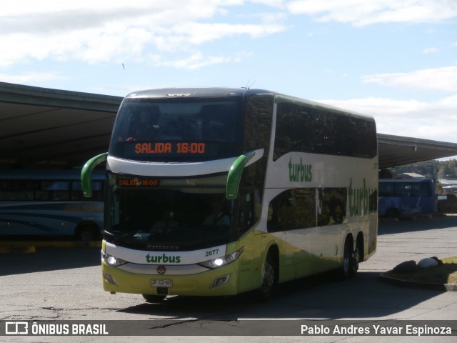 TurBus 2677 na cidade de Valdivia, Valdivia, Los Ríos, Chile, por Pablo Andres Yavar Espinoza. Número da foto: #12872765.