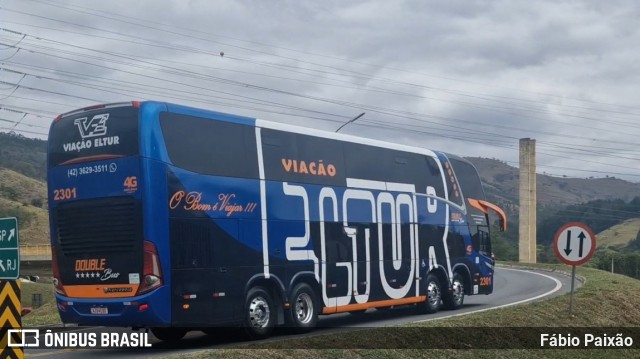 Viação Eltur > Eltur Turismo 2301 na cidade de Aparecida, São Paulo, Brasil, por Fábio Paixão. Número da foto: #12871703.