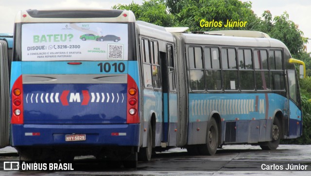 Metrobus 1010 na cidade de Goiânia, Goiás, Brasil, por Carlos Júnior. Número da foto: #12873265.