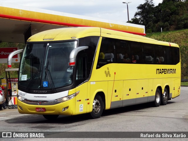 Viação Itapemirim 60659 na cidade de Petrópolis, Rio de Janeiro, Brasil, por Rafael da Silva Xarão. Número da foto: #12873550.