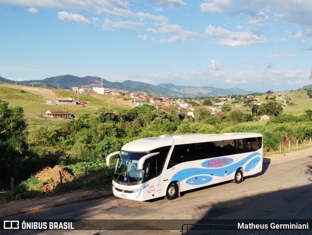 Adsshel Turismo 1346 na cidade de Santa Rita do Sapucaí, Minas Gerais, Brasil, por Matheus Germiniani. Número da foto: #12871863.