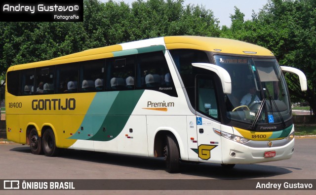 Empresa Gontijo de Transportes 18400 na cidade de Ariquemes, Rondônia, Brasil, por Andrey Gustavo. Número da foto: #12872888.
