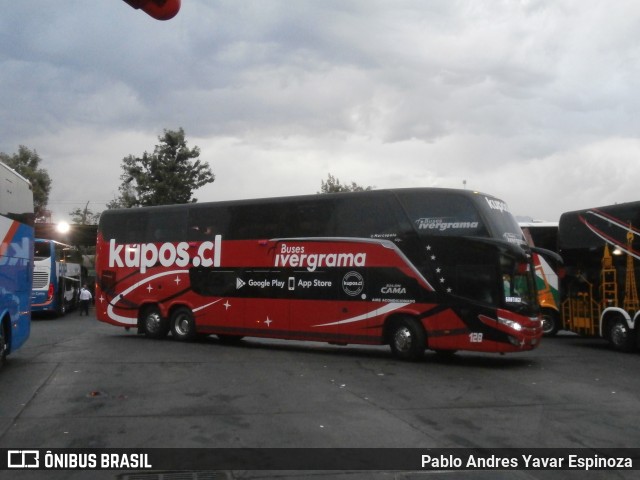 Ivergrama - Transporte y Turismo Iver Grama 128 na cidade de Estación Central, Santiago, Metropolitana de Santiago, Chile, por Pablo Andres Yavar Espinoza. Número da foto: #12872784.
