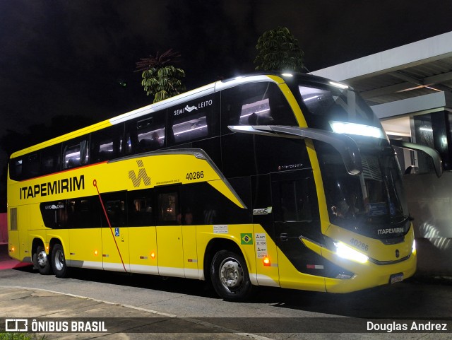 Viação Nova Itapemirim 40286 na cidade de Brasília, Distrito Federal, Brasil, por Douglas Andrez. Número da foto: #12871885.