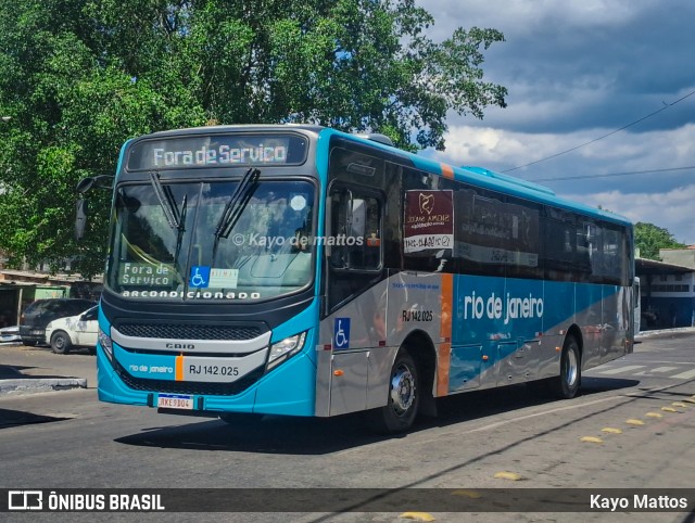 Expresso Rio de Janeiro RJ 142.025 na cidade de Magé, Rio de Janeiro, Brasil, por Kayo Mattos. Número da foto: #12871702.