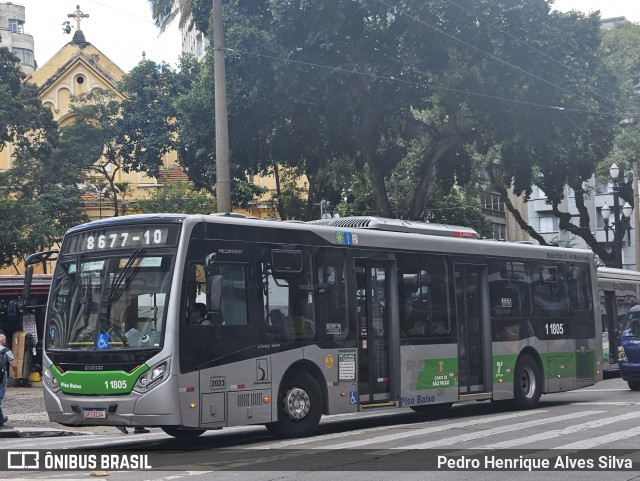 Viação Santa Brígida 1 1805 na cidade de São Paulo, São Paulo, Brasil, por Pedro Henrique Alves Silva. Número da foto: #12871789.
