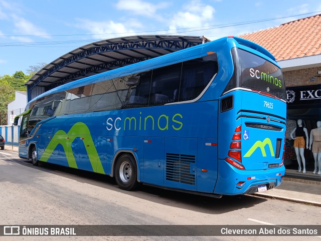 SC Minas Transportes 79625 na cidade de Três Pontas, Minas Gerais, Brasil, por Cleverson Abel dos Santos. Número da foto: #12872050.