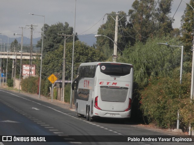 ETM - Empresa de Transporte Maullín 332 na cidade de San Fernando, Colchagua, Libertador General Bernardo O'Higgins, Chile, por Pablo Andres Yavar Espinoza. Número da foto: #12872335.