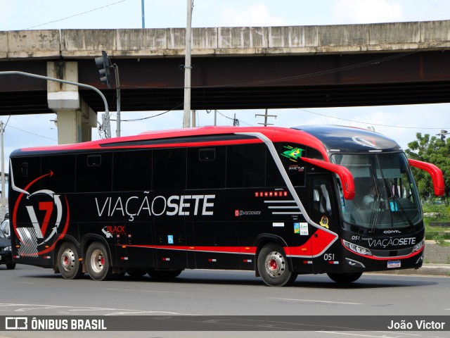 Viação Sete 051 na cidade de Teresina, Piauí, Brasil, por João Victor. Número da foto: #12872667.
