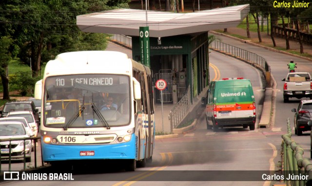 Metrobus 1106 na cidade de Goiânia, Goiás, Brasil, por Carlos Júnior. Número da foto: #12872528.