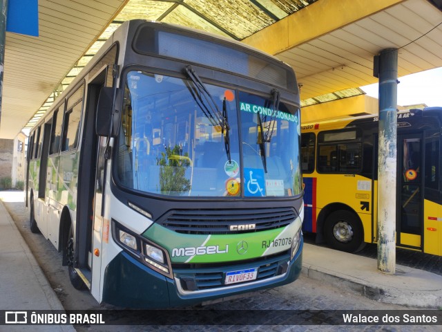 Transportes Mageli RJ 167.078 na cidade de São João de Meriti, Rio de Janeiro, Brasil, por Walace dos Santos. Número da foto: #12871895.