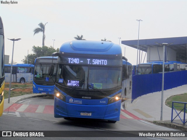BRT Sorocaba Concessionária de Serviços Públicos SPE S/A 3226 na cidade de Sorocaba, São Paulo, Brasil, por Weslley Kelvin Batista. Número da foto: #12872209.