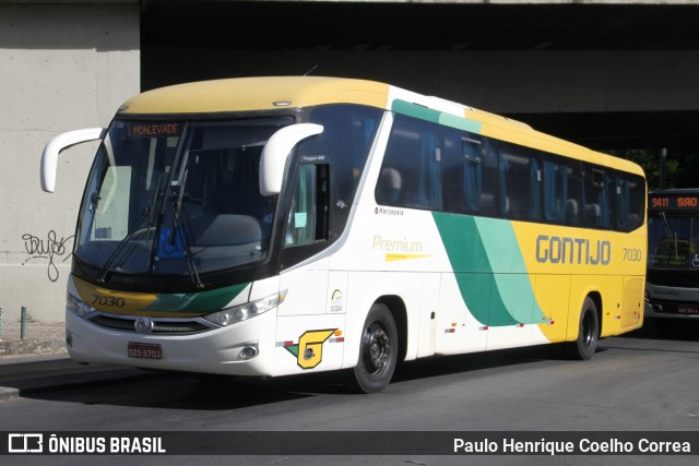 Empresa Gontijo de Transportes 7030 na cidade de Belo Horizonte, Minas Gerais, Brasil, por Paulo Henrique Coelho Correa. Número da foto: #12871868.