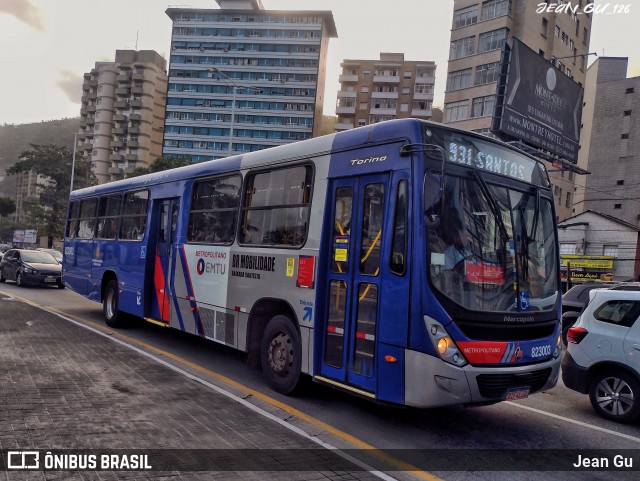 BR Mobilidade Baixada Santista 823003 na cidade de São Vicente, São Paulo, Brasil, por Jean Gu. Número da foto: #12926708.