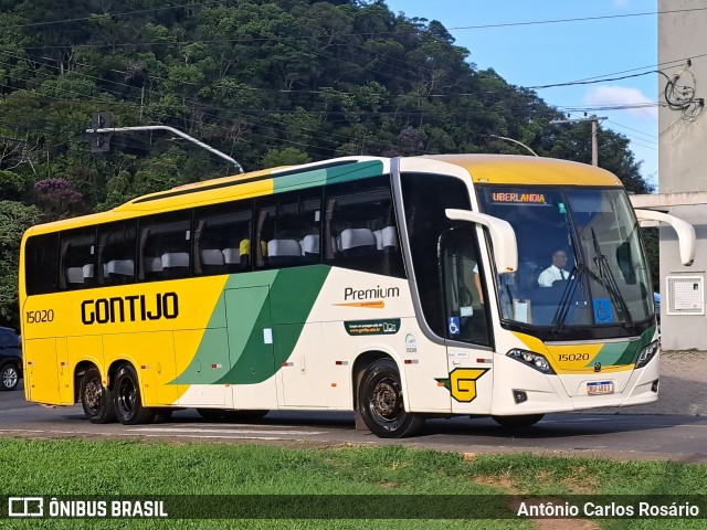 Empresa Gontijo de Transportes 15020 na cidade de Juiz de Fora, Minas Gerais, Brasil, por Antônio Carlos Rosário. Número da foto: #12926330.